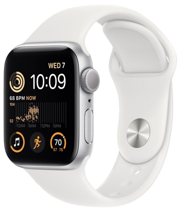 Apple Watch SE 2022 40mm Silver Sport Band