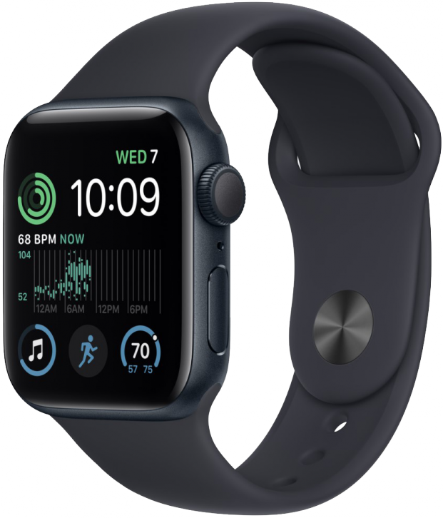 Apple Watch SE 2022 40mm Midnight Sport Band